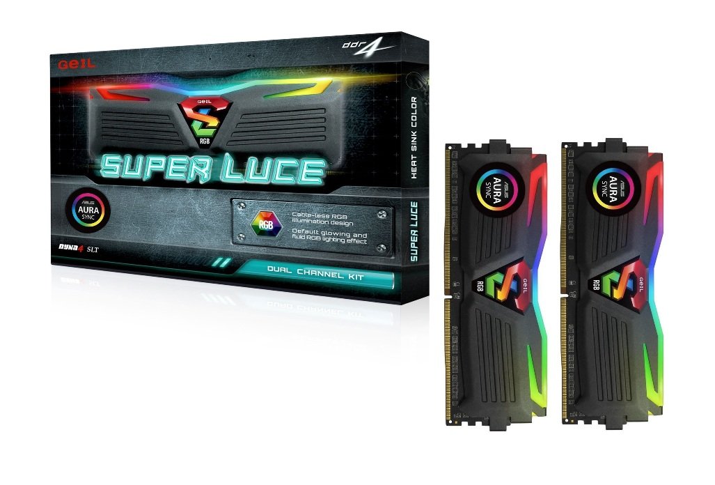 Geil RGB OCメモリ DDR4-3200 8GBx2 GeIL Orion RGB DDR4 RAM, 16GB (8GBx2) 3200MHz 1.35V XMP2.0